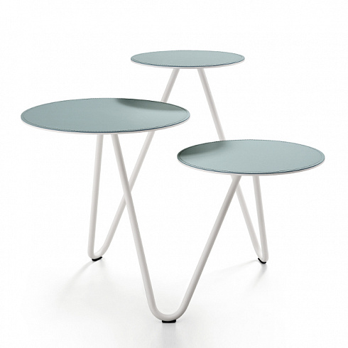 Tavolino Midj Apelle Trio pink gold